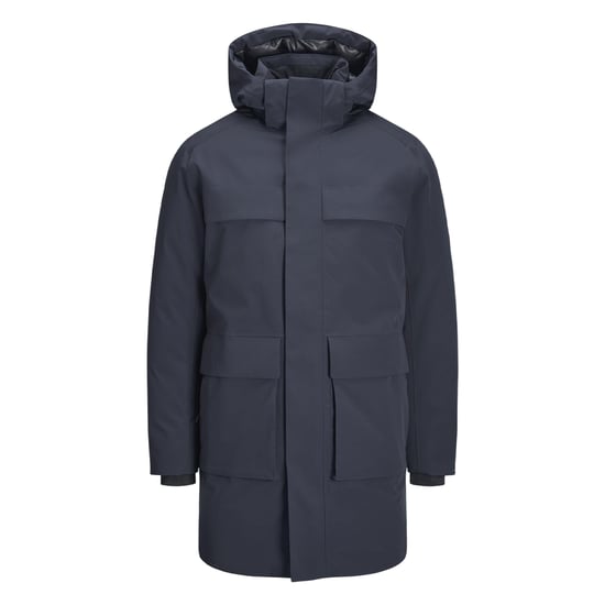 Jack And Jones Heren Relaxed Fit Parka (Donker Marineblauw) - Image 1
