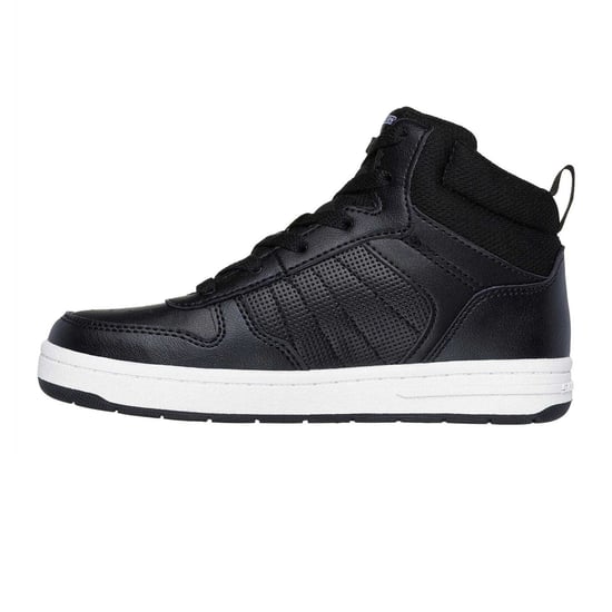 Skechers Kinderen Smith Street Hoogtop Sneakers (Zwart/Wit) - Image 2
