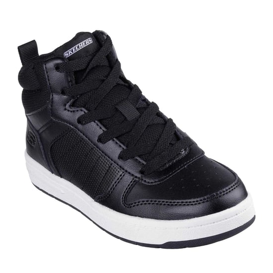 Skechers Kinderen Smith Street Hoogtop Sneakers (Zwart/Wit) - Image 5