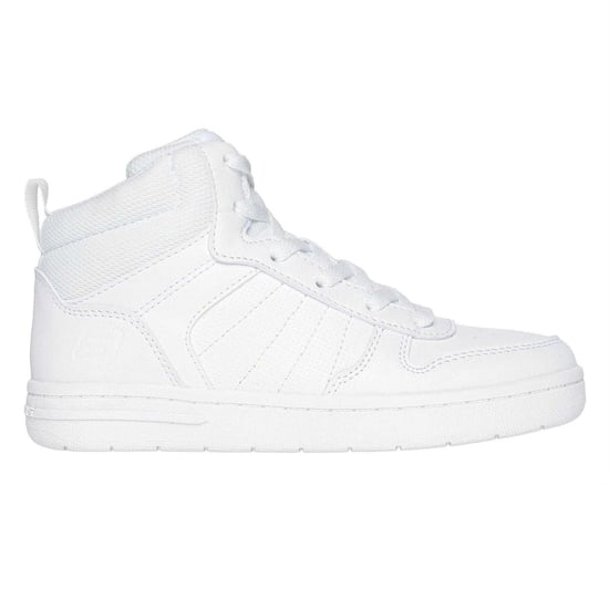 Skechers Kinder Smith Street Hoge Sneakers (Wit) - Image 1