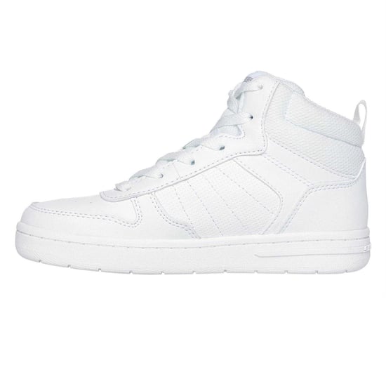 Skechers Kinder Smith Street Hoge Sneakers (Wit) - Image 2