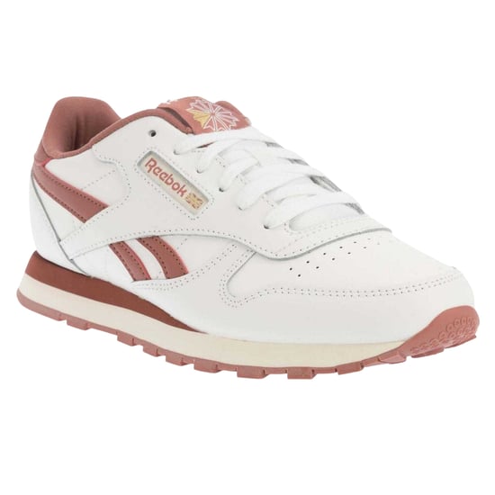 Reebok Kinderen/Kinderen Klassieke Leren Trainers (Wit/Roze) - Image 4