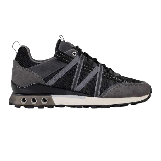 Cruyff Heren Suède Hex-Tech Sneakers (Zwart/Grijs) - Image 1