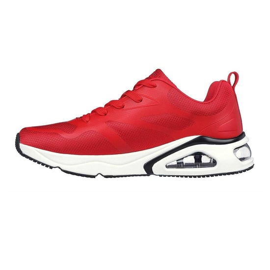 Skechers Herr Overlay Sneakers (Röd) - Image 2
