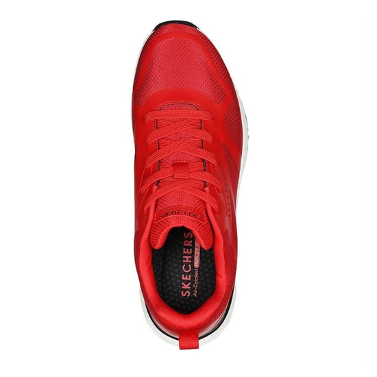 Skechers Herr Overlay Sneakers (Röd) - Image 3