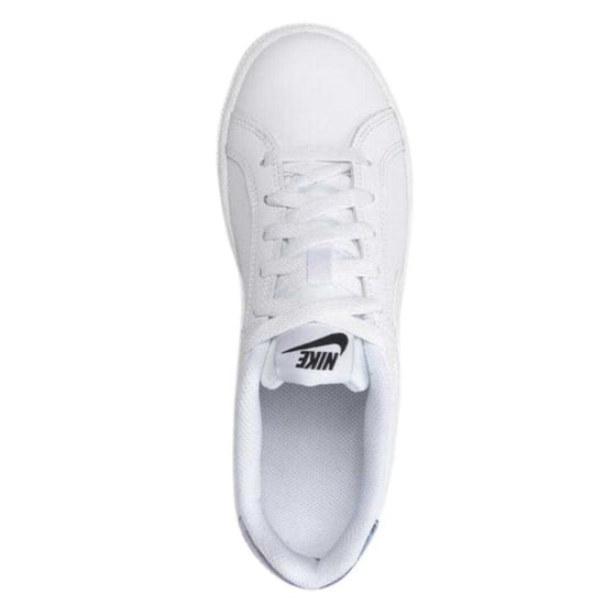 Nike Womens/Ladies Court Royale Leather Trainers (White/Silver) - Image 5