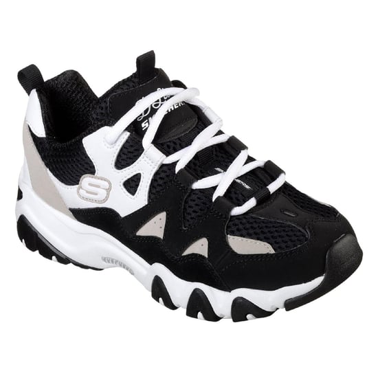 Skechers Barn DLites 2.0 Sneakers (Svart/Vit) - Image 3