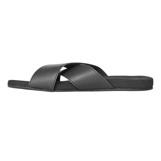 Timberland Leren slippers met gekruiste bandjes voor heren – Seaton Bay (Jet Zwart) - Image 2