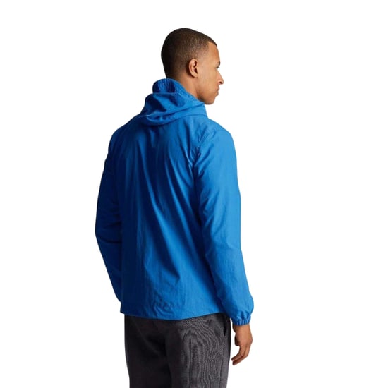 Lyle & Scott Mens Water Resistant Hooded Jacket (Blue) - Image 2