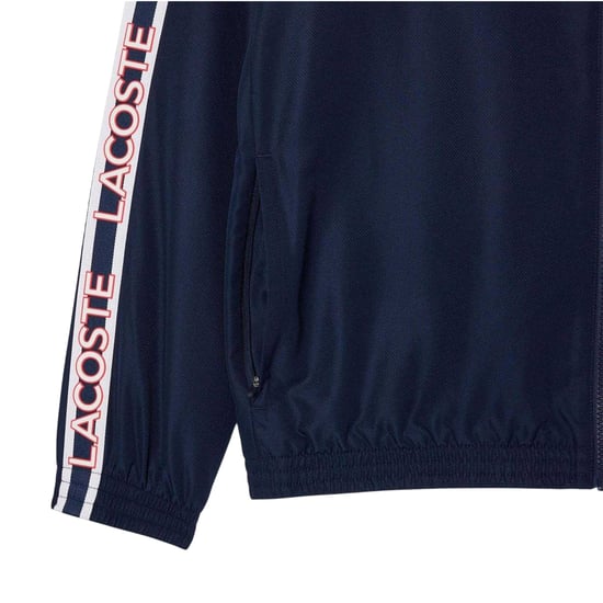 Lacoste Heren Kleurblok Logo Tennisjack (Marine) - Image 5
