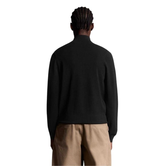 Lyle & Scott Heren Mock Neck Regular Trainingsjack (Putty) - Image 2