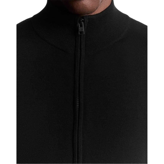 Lyle & Scott Heren Mock Neck Regular Trainingsjack (Putty) - Image 3