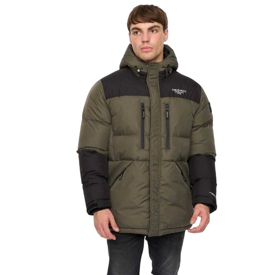 Crosshatch Heren Polyester Puffer Jacket (Groen) - Image 2