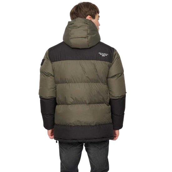 Crosshatch Heren Polyester Puffer Jacket (Groen) - Image 3