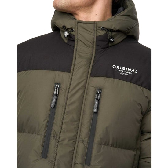Crosshatch Heren Polyester Puffer Jacket (Groen) - Image 4