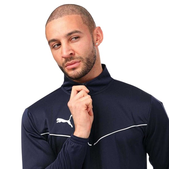 Puma Heren Team Rise Vochtregulerende Reguliere Trainingsjas (Marineblauw) - Image 3
