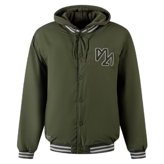 Minoti Heren Afneembare Capuchon Baseball Bomberjack (Khaki) - Image 1