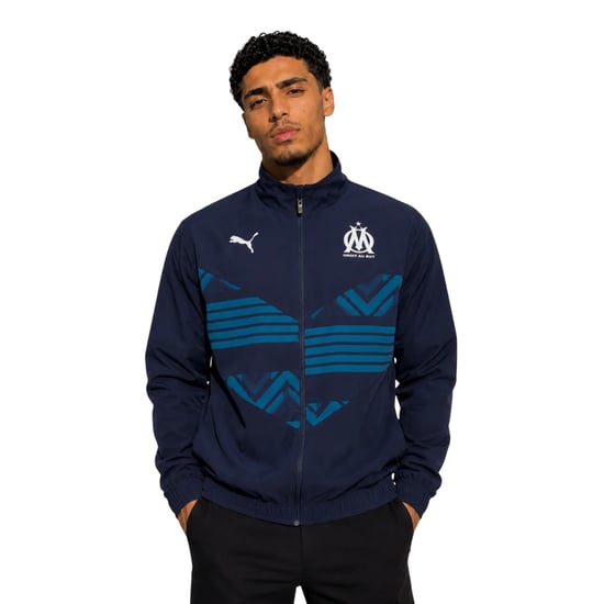 Puma Heren Prematch-jas van Olympique de Marseille FC (Marine) - Image 1