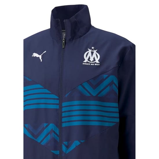 Puma Heren Prematch-jas van Olympique de Marseille FC (Marine) - Image 4