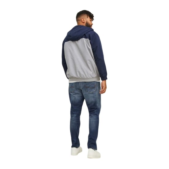 Jack And Jones Mäns Färgblock Höghalsad Bomberjacka (Navy Blazer) - Image 2