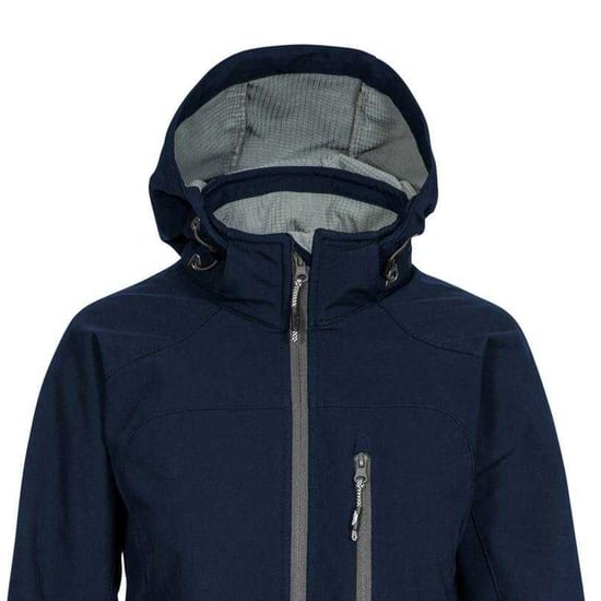 Trespass Dames Ellison Soft Shell Jacket (Donker Navy) - Image 3