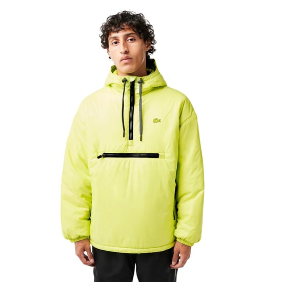 Lacoste Heren Popover Gewatteerde Jas met Hoed (Geel) - Image 3