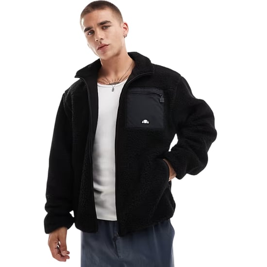 Ellesse Heren Vit Tech Fleece Trainingsjack (Zwart) - Image 4