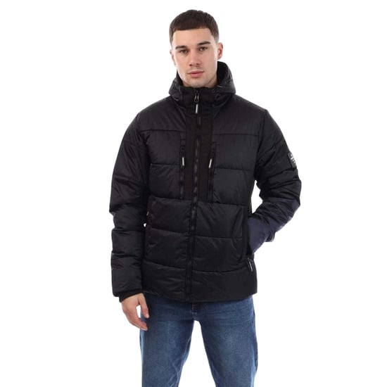 Crosshatch Mens Polyester Padded Jacket (Blue) - Image 2