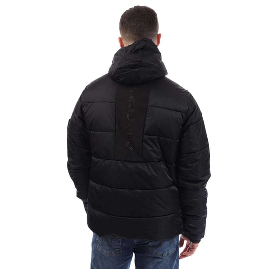 Crosshatch Mens Polyester Padded Jacket (Blue) - Image 3