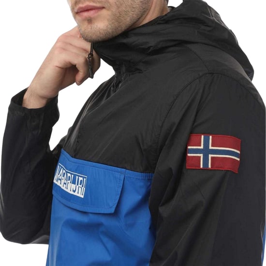 Napapijri Mens Coubertin Logo Regular Jacket (Blue Navy) - Image 3