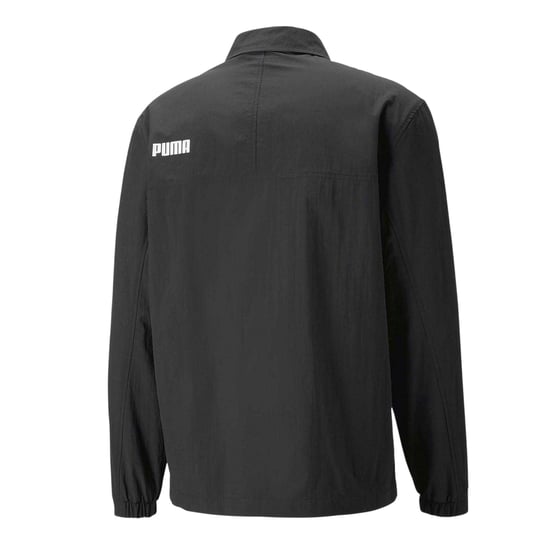 Puma Mens Collared Coach Jacket (Black) - Image 2