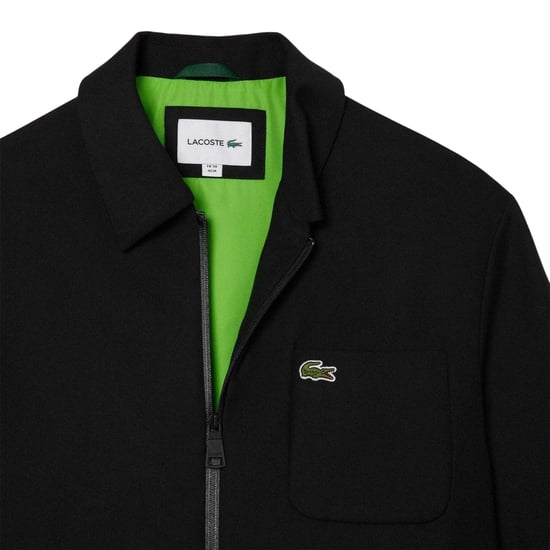 Lacoste Heren Gewatteerde Trainingsjack (Zwart) - Image 3