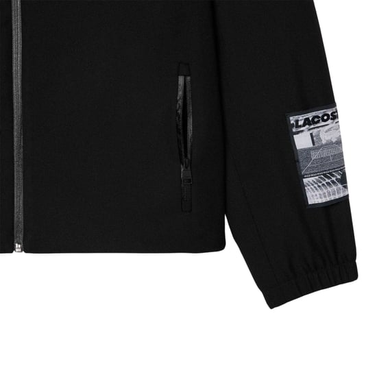 Lacoste Heren Gewatteerde Trainingsjack (Zwart) - Image 4