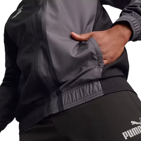 Puma Heren Prematch Olympique De Marseille FC Track Jacket (Zwart) - Image 3
