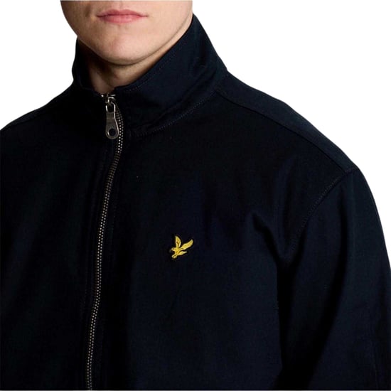 Lyle & Scott Mens Twill High-Neck Jacket (Blue) - Image 3
