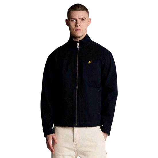 Lyle & Scott Mens Twill High-Neck Jacket (Blue) - Image 4