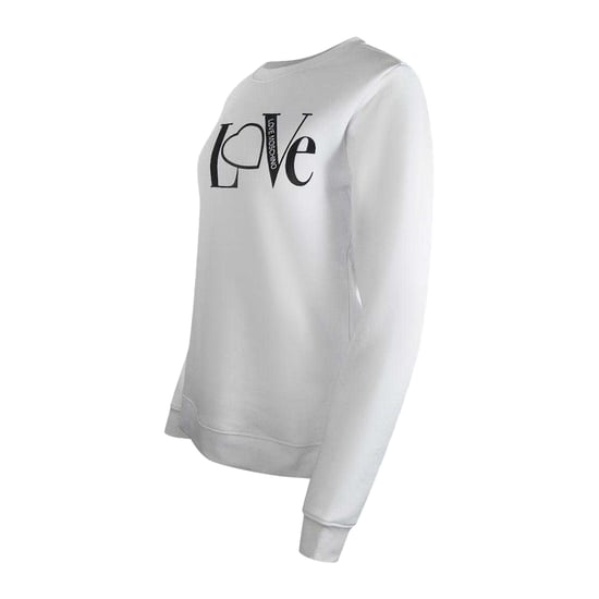 Love Moschino Womens/Ladies Love Logo Long-Sleeved Sweatshirt (White) - Image 3