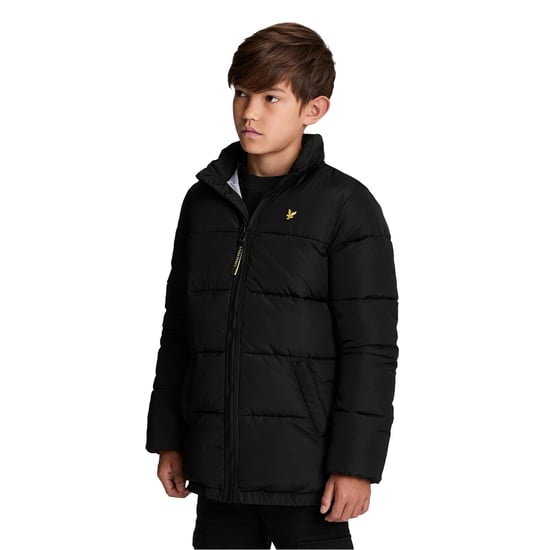 Lyle & Scott Kinderen Gewatteerde Puffer Jas (Zwart) - Image 3