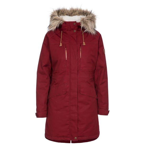 Trespass Womens/Ladies Faithful Waterproof Parka (Merlot) - Image 2