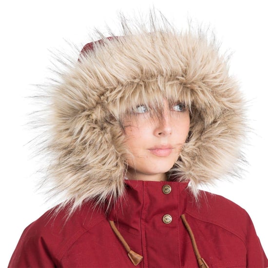 Trespass Womens/Ladies Faithful Waterproof Parka (Merlot) - Image 4
