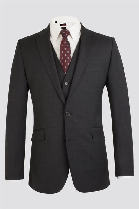 Tailored Suit Jacket in Dark Blue - Image 1