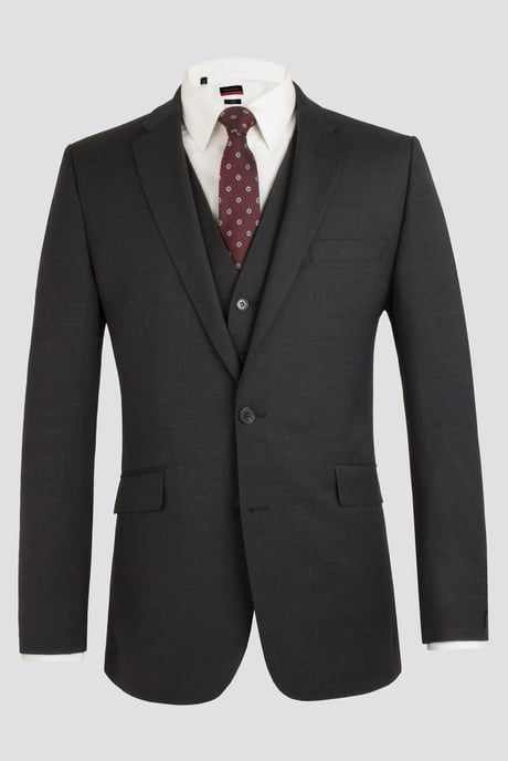 Tailored Suit Jacket in Dark Blue - Image 2