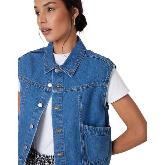 Threadbare Mouwenloos denimjasje voor dames van Lucky (Tussentijdse wasbeurt) - Image 3