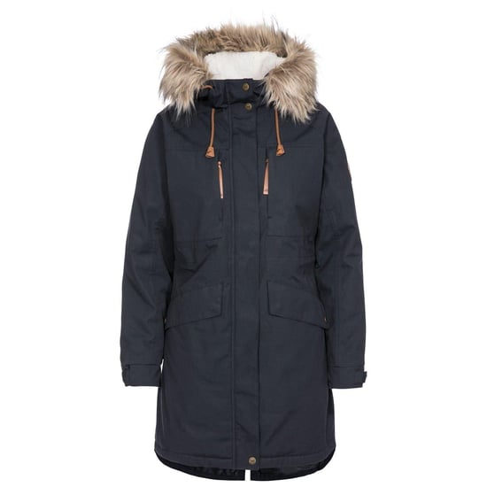 Trespass Womens/Ladies Faithful Waterproof Parka (Dark Grey) - Image 2