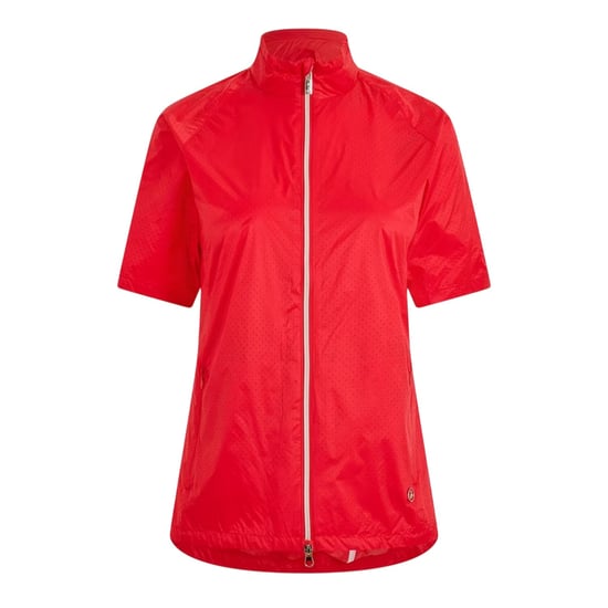 Calvin Klein Dames Perforated Regular Golf Windjack (Poppy) - Image 1