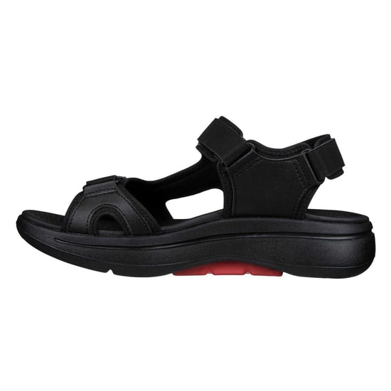 Skechers Heren Arch Fit Platte Sandalen (Zwart/ROOD) - Image 2