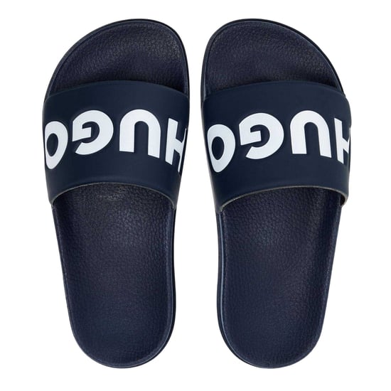 Hugo Heren Match It rubberen platte slippers (Donkerblauw) - Image 3