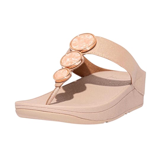 FitFlop Halo-sandalen met teenband en sleehak voor dames (Beige) - Image 4