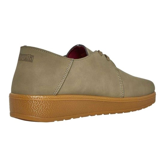 Lambretta Herr Logo Plattform Sneakers (Sand) - Image 2