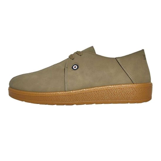 Lambretta Herr Logo Plattform Sneakers (Sand) - Image 3